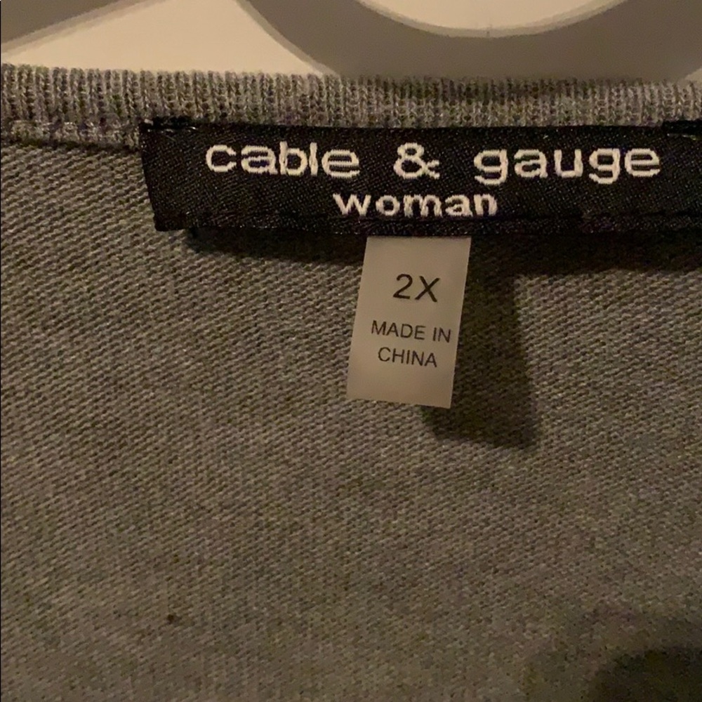 Cable & Gauge Top - 2X - Picture 2 of 3